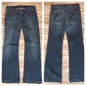 7 For All Mankind Jeans Dojo Wide Leg 26 x 30
